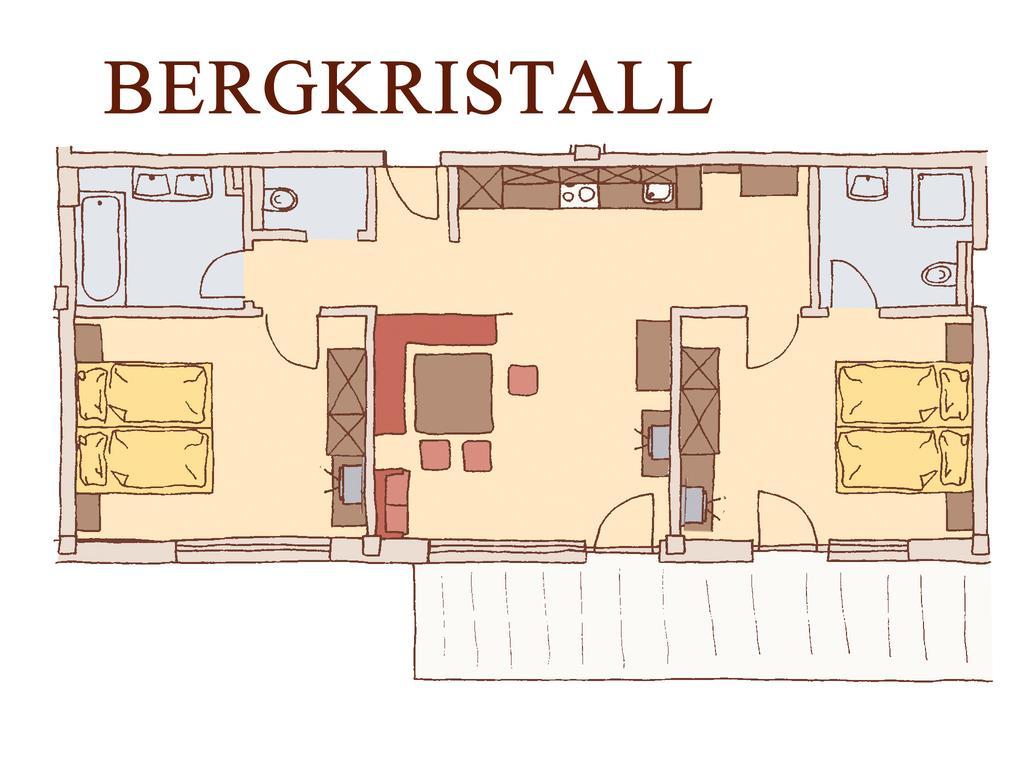 Ferienwohnungen Haus Der Mitte Mayrhofen Pokoj fotografie